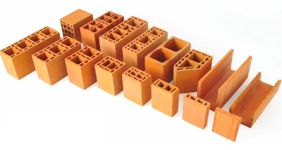 Blocos cerâmicos, tijolos e tijolinhos